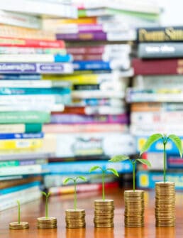 Photo of stacks of coins