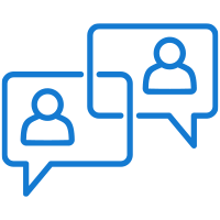 illustration of people talking