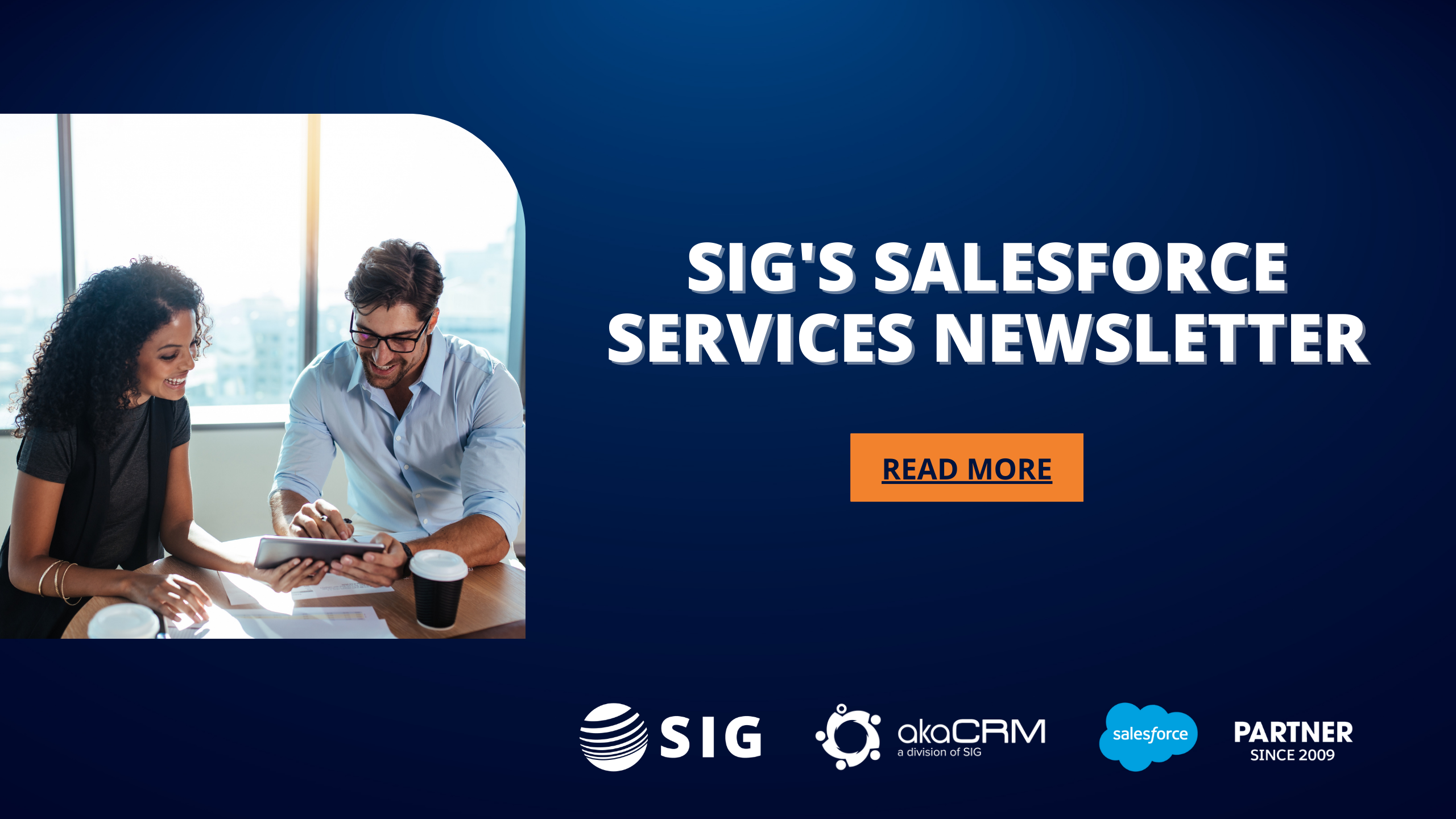 SIG Salesforce Services Newsletter header