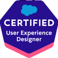 Salesforce Certified User Experience Designer_badge