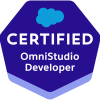 Salesforce certified OmniStudio Developer_badge