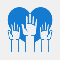Salesforce for nonprofits volunteer website icon 