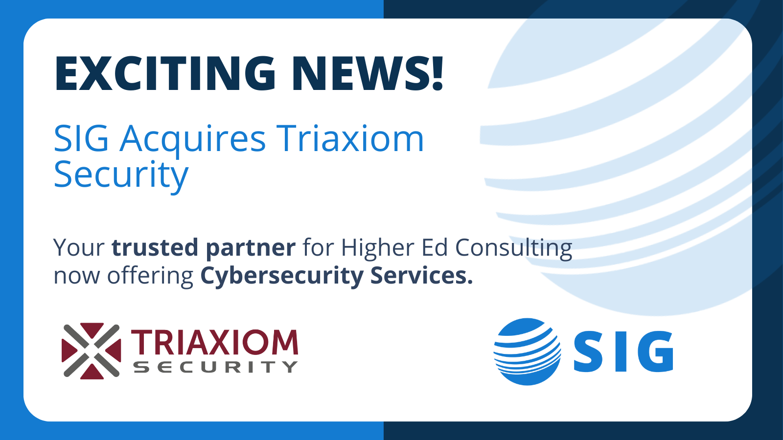 SIG acquires Triaxiom Security