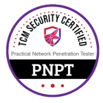 Cybersecurity certification PNPT TCM Security Certified