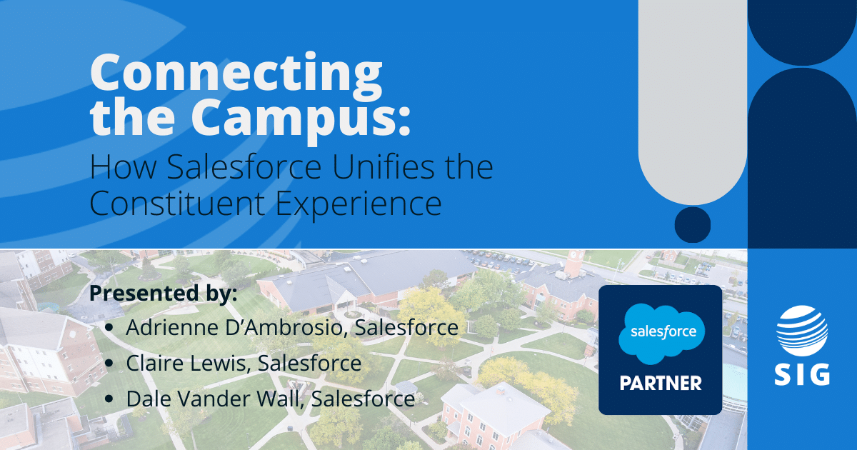 Webinar - Connecting the Campus with Salesforce