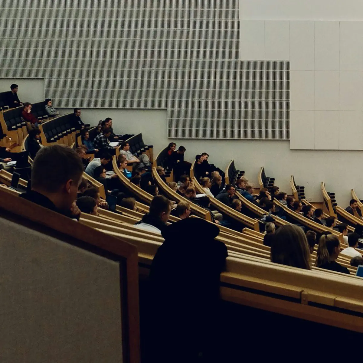 Photo of a lecture hall