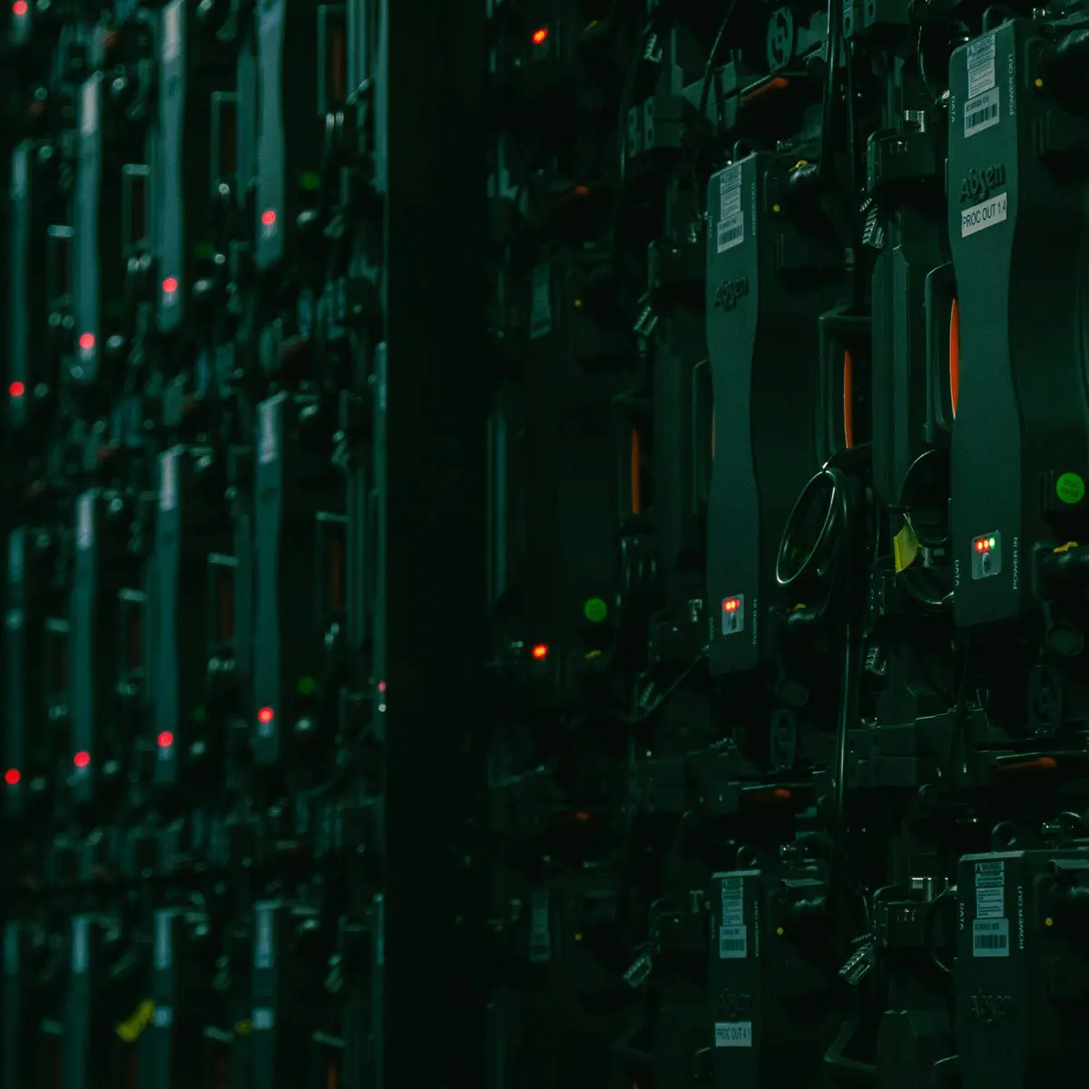 Photo of a server room